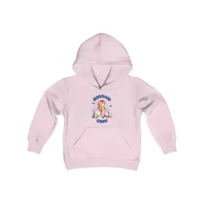 Mermaid Crew Youth Hoodie: Fun Kids Graphic Sweatshirt