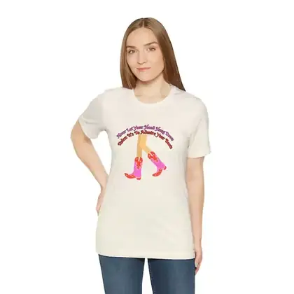 Cowgirl Boots Graphic Tee: Western Concert T-Shirt