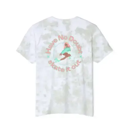 Tie-Dyed Roller Skate T-Shirt: Unisex Fashion Tee