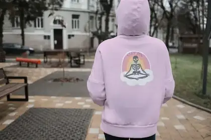 Stay Zen-Unisex Heavy Blend™ Hooded Sweatshirt, minimalist zen sweatshirt